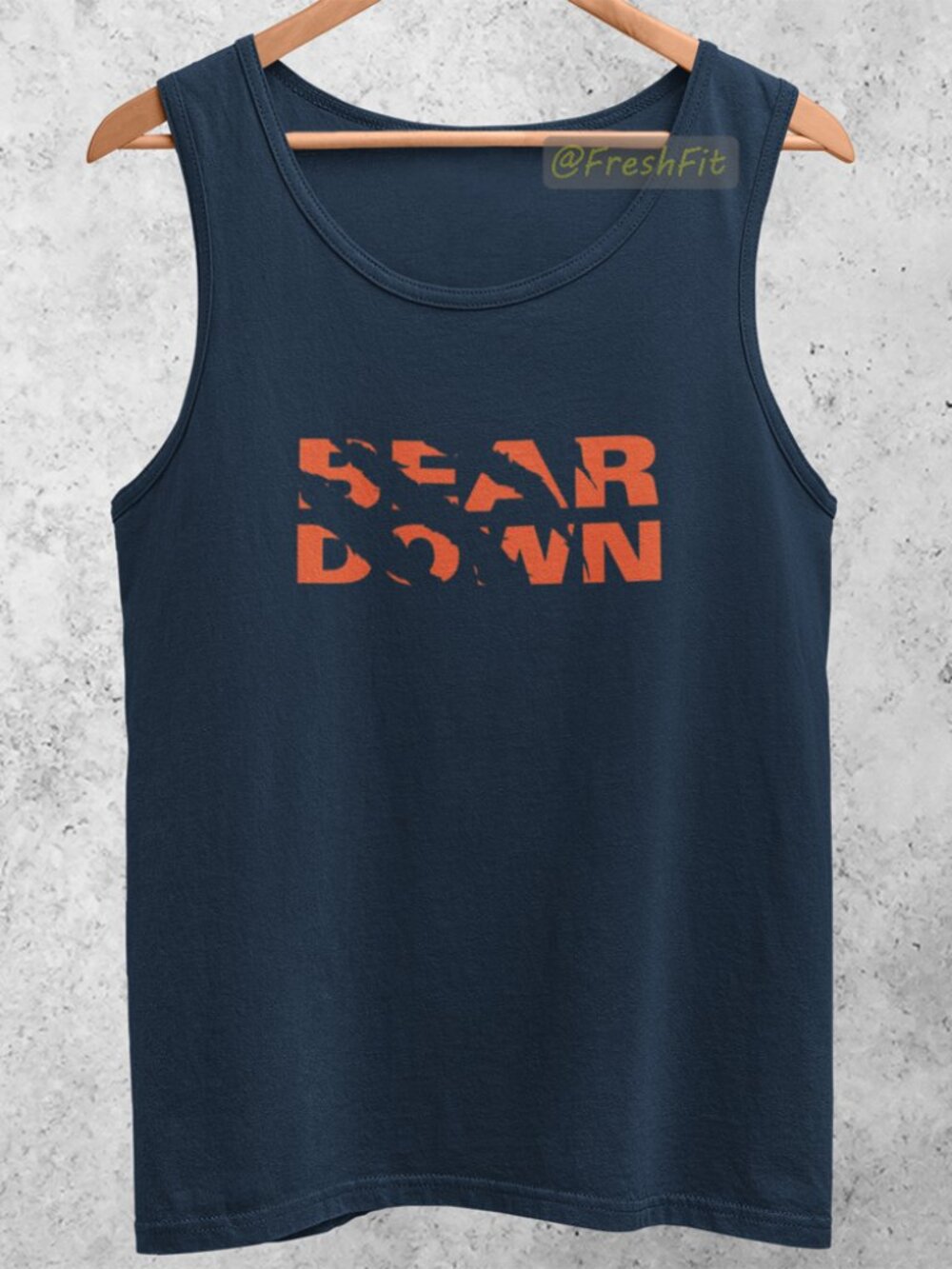 🆕Bear Down Navy Tank Top - Picture 1 of 3